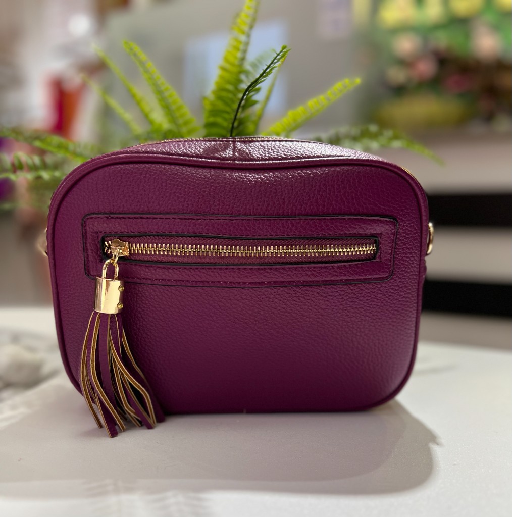 Bolso Cuadrado Fucsia 